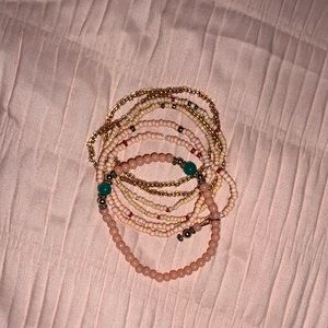 Pink Bracelet Set